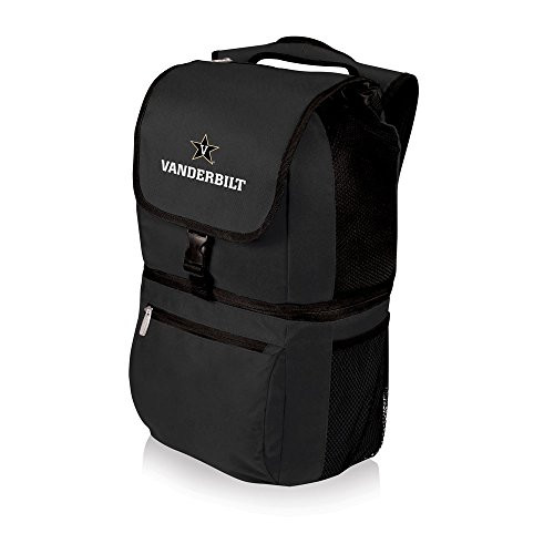 NCAA Vanderbilt Commodores Zuma Insulated Cooler Backpack, Black