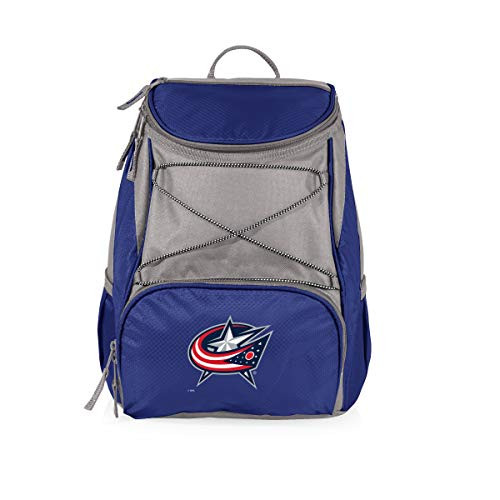 PICNIC TIME NHL Columbus Blue Jackets PTX Insulated Backpack Cooler, Navy PICNIC TIME NHL Columbus Blue Jackets PTX Insulated Backpack Cooler, Navy