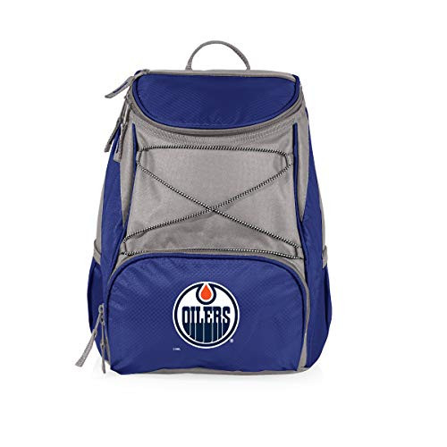 PICNIC TIME NHL Edmonton Oilers PTX Insulated Backpack Cooler, Navy PICNIC TIME NHL Edmonton Oilers PTX Insulated Backpack Cooler, Navy