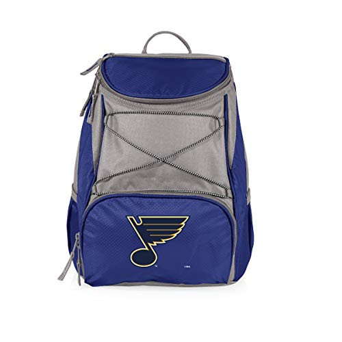 PICNIC TIME NHL St. Louis Blues PTX Insulated Backpack Cooler, Navy PICNIC TIME NHL St. Louis Blues PTX Insulated Backpack Cooler, Navy