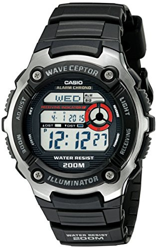 Casio Men's WV200A-1AV Waveceptor Watch with Black Band