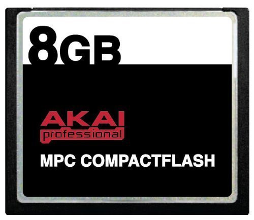 8GB Akai MPC CompactFlash CF Memory Card for MPC500, MPC1000, MPC2500 and MPC5000