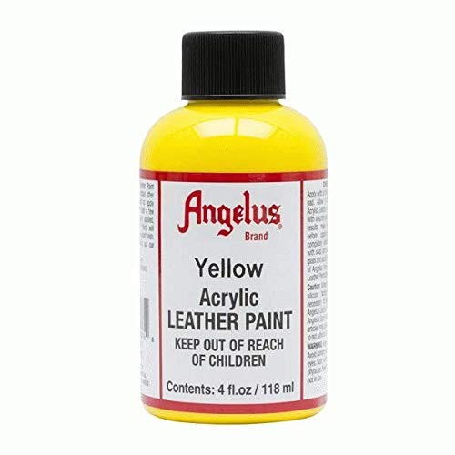 Angelus Leather Paint 4oz-Yellow