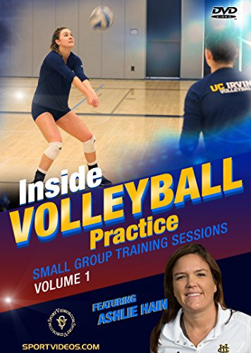 Inside Volleyball Practice: Small Group Training Sessions Vol. 1 DVD featuring Coach Ashlie Hain
