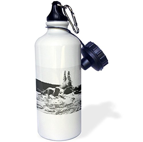 3dRose "Vintage Yellowstone National Park Geysers Victor Animatograph Co. 10" Sports Water Bottle, 21 oz, White 3dRose "Vintage Yellowstone National Park Geysers Victor Animatograph Co. 10" Sports Water Bottle, 21 oz, White