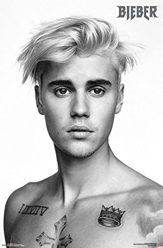 Trends International Justin Bieber Pinup Wall Poster 22.375" X 34"