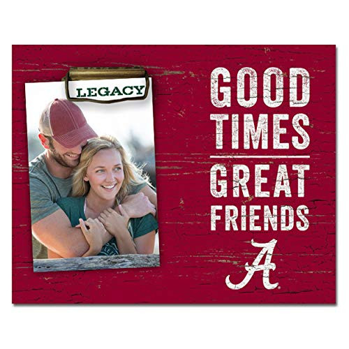 NCAA Legacy Alabama Crimson Tide Memento Photo Holder 8x10, One Size, Wood