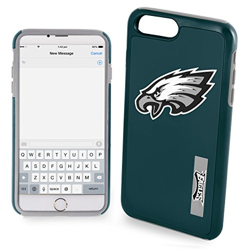 FOCO NFL Philadelphia Eagles Impact Dual Hybrid Ai7/8 Cover - TPU 4.7" Screen Only