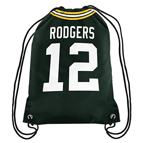FOCO NFL Green Bay Packers Aaron Rodgers #12 Double Sided Drawstring Backpack FOCO NFL Green Bay Packers Aaron Rodgers #12 Double Sided Drawstring Backpack