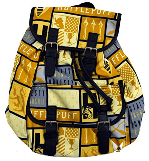 Harry Potter Ravenclaw Gryffindor Hufflepuff Slytherin House Knapsack Backpack (Hufflepuff Block Pattern) Harry Potter Ravenclaw Gryffindor Hufflepuff Slytherin House Knapsack Backpack (Hufflepuff Block Pattern)