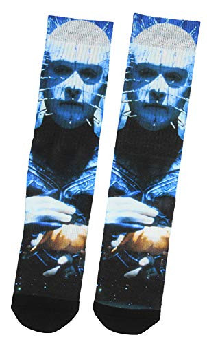 Hellraiser Poster Pinhead Character Sublimated Crew Socks