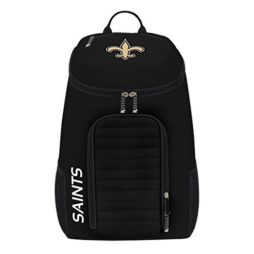 NFL New Orleans Saints "Topliner" Backpack, 19" x 7" x 11" NFL New Orleans Saints "Topliner" Backpack, 19" x 7" x 11"