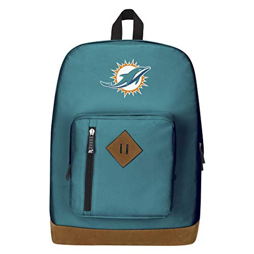 Officially Licensed NFL Miami Dolphins "Playbook" Backpack, Blue, 18" x 5" x 13" Officially Licensed NFL Miami Dolphins "Playbook" Backpack, Blue, 18" x 5" x 13"