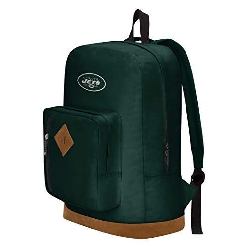 Officially Licensed NFL New York Jets "Playbook" Backpack, Green, 18" x 5" x 13"
