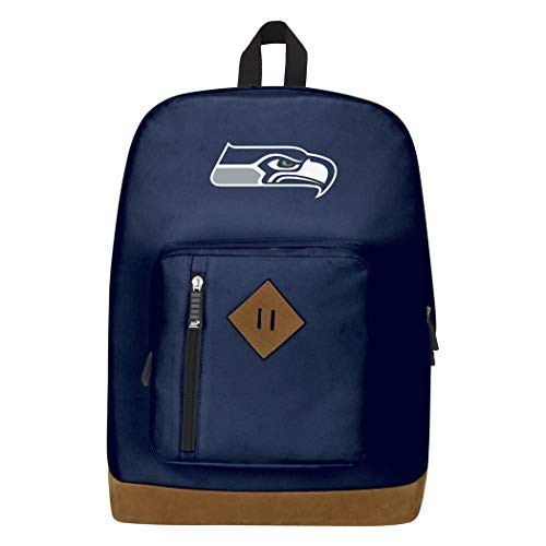 Officially Licensed NFL Seattle Seahawks "Playbook" Backpack, Blue, 18" x 5" x 13" Officially Licensed NFL Seattle Seahawks "Playbook" Backpack, Blue, 18" x 5" x 13"