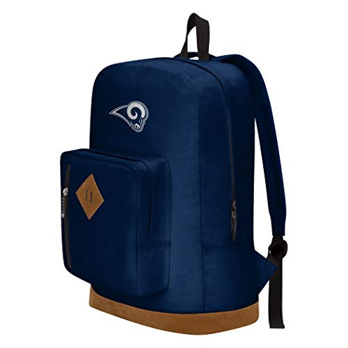 Officially Licensed NFL Los Angeles Rams "Playbook" Backpack, Blue, 18" x 5" x 13" Officially Licensed NFL Los Angeles Rams "Playbook" Backpack, Blue, 18" x 5" x 13"