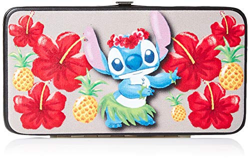 Buckle-Down Women's Hinge Wallet-Lilo & Stitch, 7" x 4"