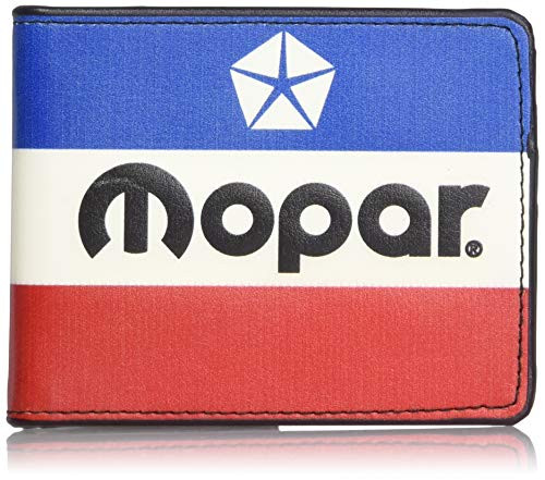 Buckle-Down Men's Bifold Wallet Mopar, 4.0" x 3.5"