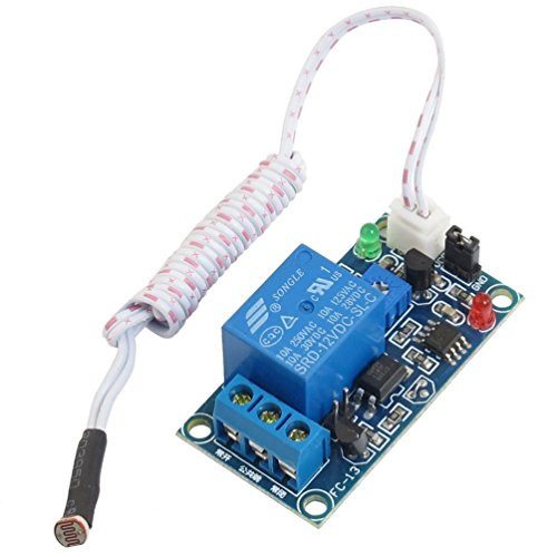 Ninetonine DC 12V Car Led Light Control Photoresistor Plus Relay Module Light Detection Sensor