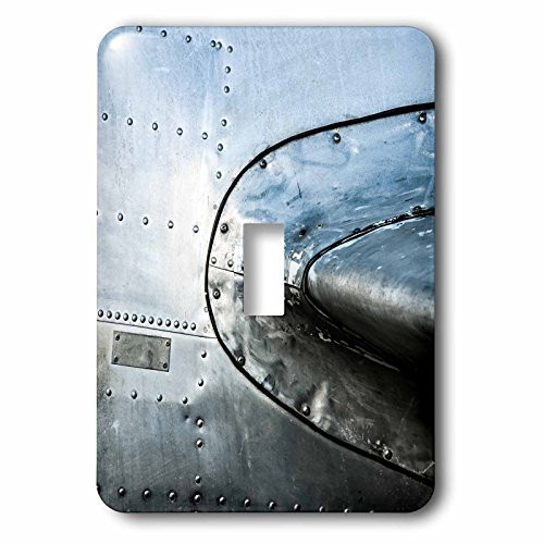 3dRose lsp_272031_1 Metal Body and a Wing of a Vintage Used Aircraft Toggle Switch, Multicolor