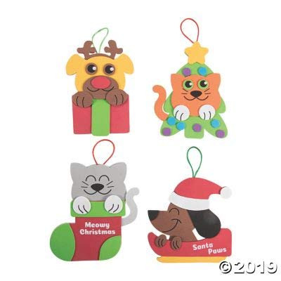 Christmas Pet Ornament Craft Kit -12 - Crafts for Kids and Fun Home Activities