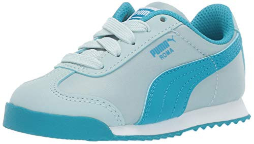 PUMA Baby Roma Basic Sneaker, Light Sky-Caribbean sea, 4 M US Toddler