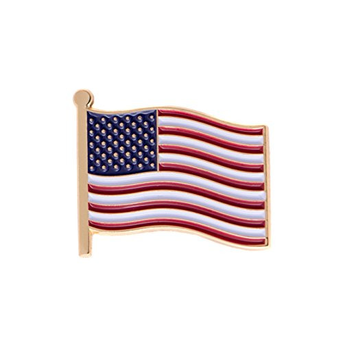 United States of America USA Country Enamel Made of Metal Souvenir Hat Men Women Patriotic American (Waving Flag Lapel Pin) United States of America USA Country Enamel Made of Metal Souvenir Hat Men Women Patriotic American (Waving Flag Lapel Pin)