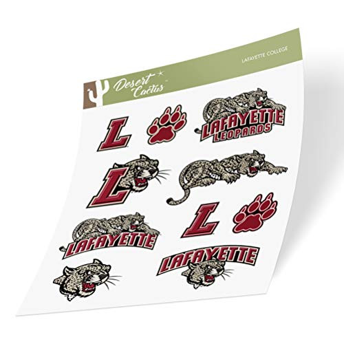 Lafayette College Leopards NCAA Sticker Vinyl Decal Laptop Water Bottle Car Scrapbook (Type 2 Sheet)
