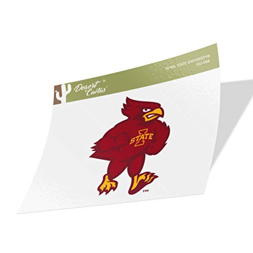 Iowa State University ISU Cyclones NCAA Vinyl Decal Laptop Water Bottle Car Scrapbook (Sticker - 004)