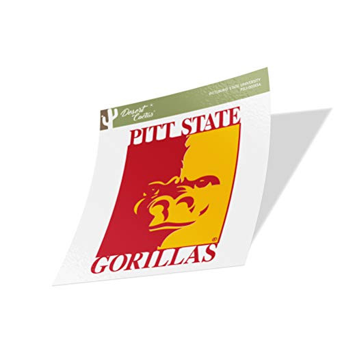 Pittsburg State University Gorillas NCAA Vinyl Decal Laptop Water Bottle Car Scrapbook (Sticker - 00013A)