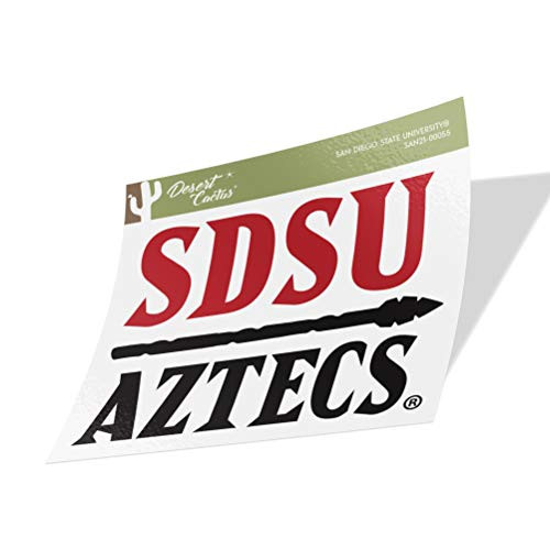 San Diego State University SDSU Aztecs NCAA Vinyl Decal Laptop Water Bottle Car Scrapbook (Sticker - 00055)