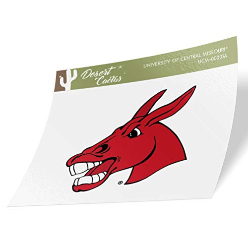 University of Central Missouri UCM Mules NCAA Vinyl Decal Laptop Water Bottle Car Scrapbook (Sticker - 00007A)