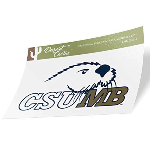 California Cal State University Monterey Bay CSUMB Otters NCAA Vinyl Decal Laptop Water Bottle Car Scrapbook (Sticker - 00001A)