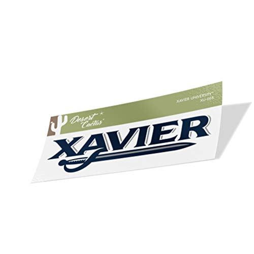 Xavier University XU Musketeers NCAA Vinyl Decal Laptop Water Bottle Car Scrapbook (Sticker - 005)