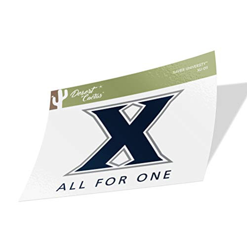 Xavier University XU Musketeers NCAA Vinyl Decal Laptop Water Bottle Car Scrapbook (Sticker - 011)