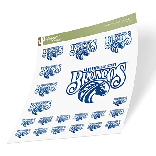 Fayetteville State University FSU Broncos NCAA Sticker Vinyl Decal Laptop Water Bottle Car Scrapbook (Sheet Type 3-1)
