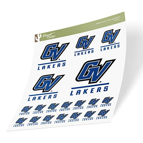 Grand Valley State University GVSU Lakers NCAA Sticker Vinyl Decal Laptop Water Bottle Car Scrapbook (Sheet Type 3-1) Grand Valley State University GVSU Lakers NCAA Sticker Vinyl Decal Laptop Water Bottle Car Scrapbook (Sheet Type 3-1)