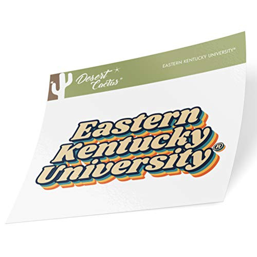 Eastern Kentucky University EKU Colonels NCAA Vinyl Decal Laptop Water Bottle Car Scrapbook (70's Name Sticker)