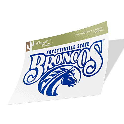 Fayetteville State University FSU Broncos NCAA Vinyl Decal Laptop Water Bottle Car Scrapbook (Sticker - 00031A)