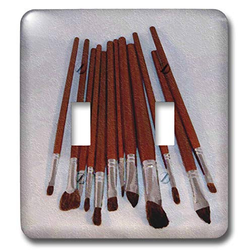 3dRose lsp_15778_2 Art Brushes Oil Painting Toggle Switch