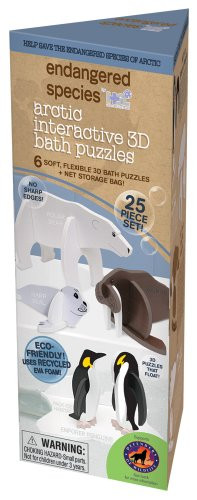 Endangered Species by Sud Smart 3D Bath Puzzles, Arctic