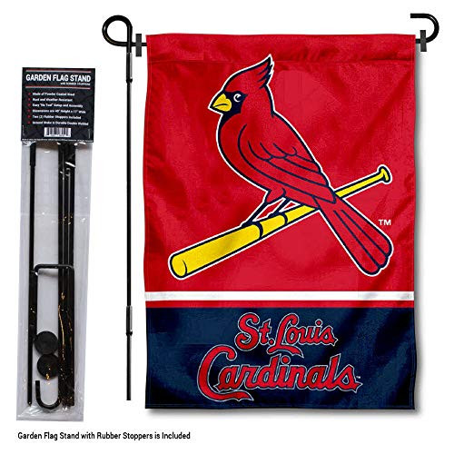 WinCraft St. Louis Cardinals Garden Flag with Stand Holder