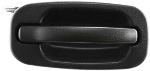 I-Match Auto Parts Rear Right Passenger Side Door Handle Replacement For 2000-2007 Cadillac Escalade Chevrolet Avalanche Silverado Suburban Tahoe GMC Sierra Yukon GM1521105 15721572 Black Textured
