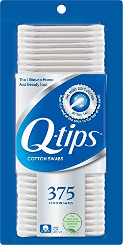 Q-tips Cotton Swabs For Hygiene and Beauty Care Original Cotton Swab Made With 100% Cotton 375 Count