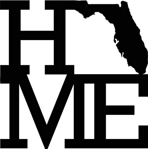 Direct Metal Works Home State Florida | Metal Wall Signs | Home Decor | Home Sign Wall Art | Florida Art | Mancave Metal Wall Art | Home Sign | Art Decor Sign