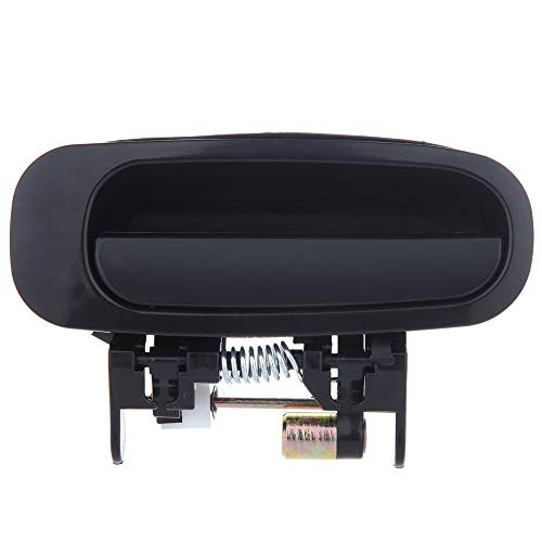 LUJUNTEC Exterior Driver Passenger Side Door Handles Replacement fit for 1995 1996 1997 1998 for Toyota Tercel Black(8pcs)