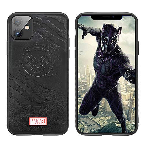 DIEMEI Marvel Avengers Cell Phone Case Protective for iPhone 11 pro max,Marvel Avengers Comic Super Hero Inspired Series 3D Premium Scratch-Resistant (Black)