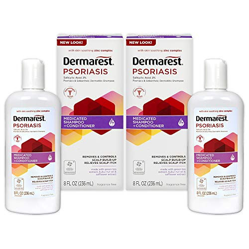 Dermarest Psoriasis Medicated Shampoo and Conditioner, 8 oz, Pack of 2