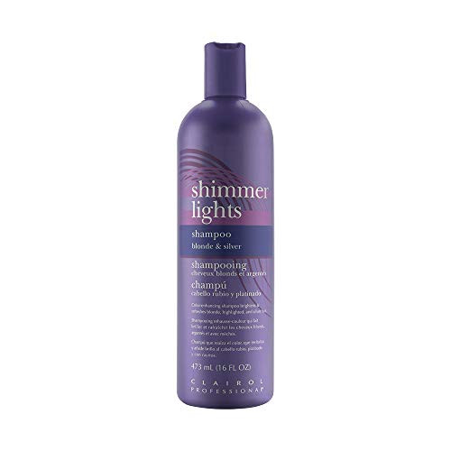 Clairol Professional Shimmer Lights Shampoo Blonde & Silver 16 Fl Oz
