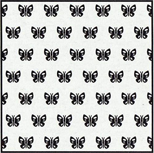 Ecstasy Crafts Nellie's Choice Background Embossing Folder-Spring Butterfly, 6 by 6-Inch